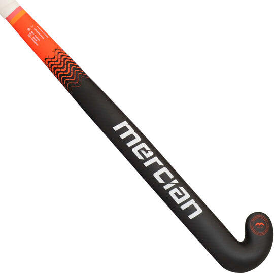 Mercian Evolution CKF65 Adult Composite Hockey Stick, Carbon Gray/Orange 1/4