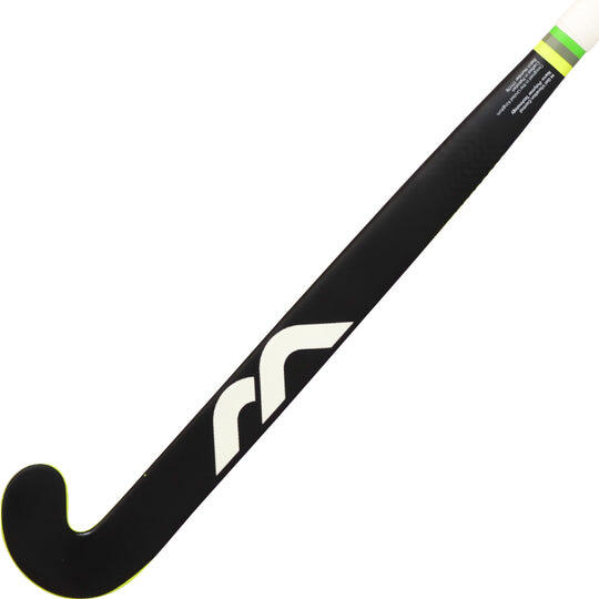 Mercian Genesis CF25 Adult Composite Hockey Stick, Fluo/Yellow/Carbon 3/4