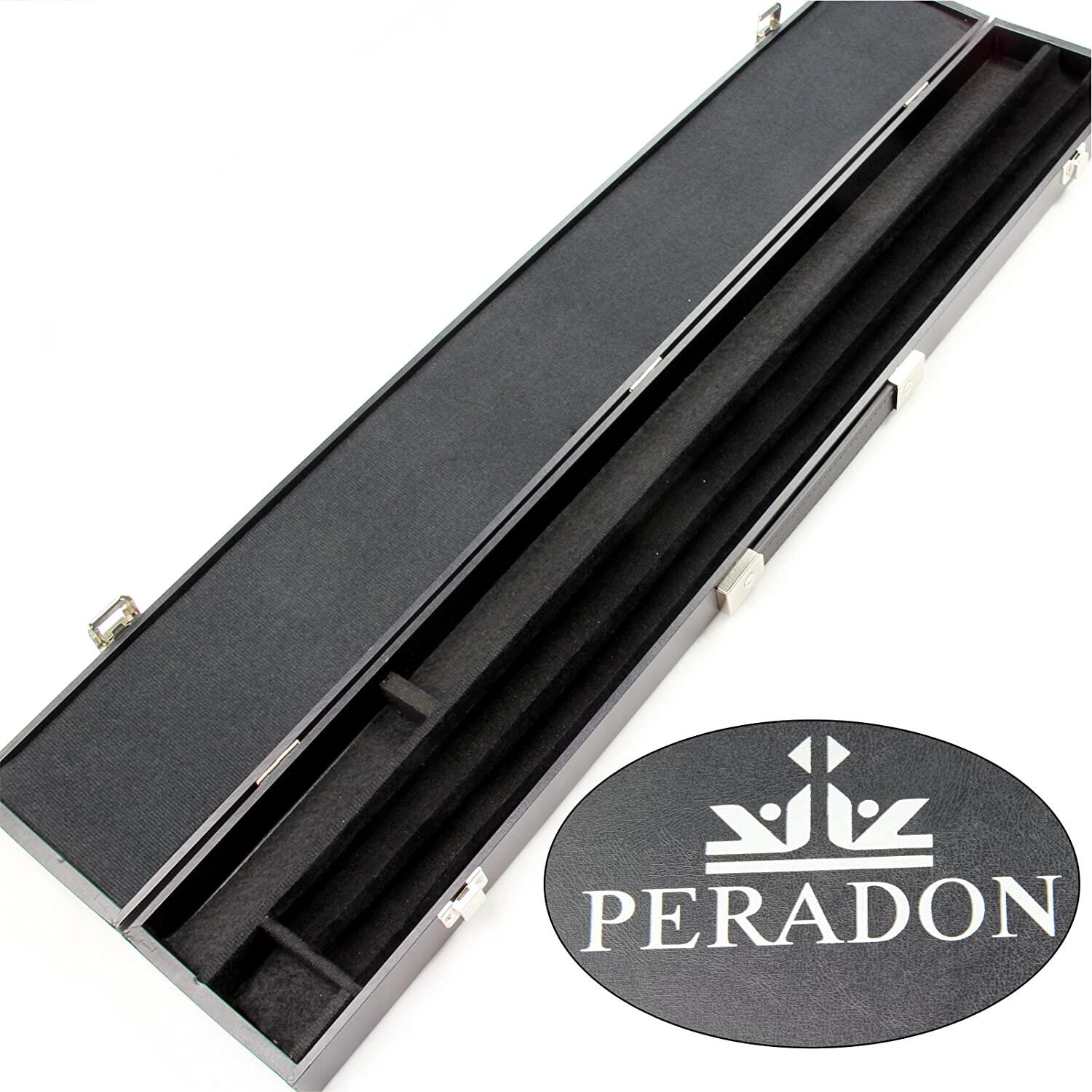 PERADON PERADON WIDE BLACK ATTACHE 2 PIECE SNOOKER/POOL CASE &amp; EXTENSION