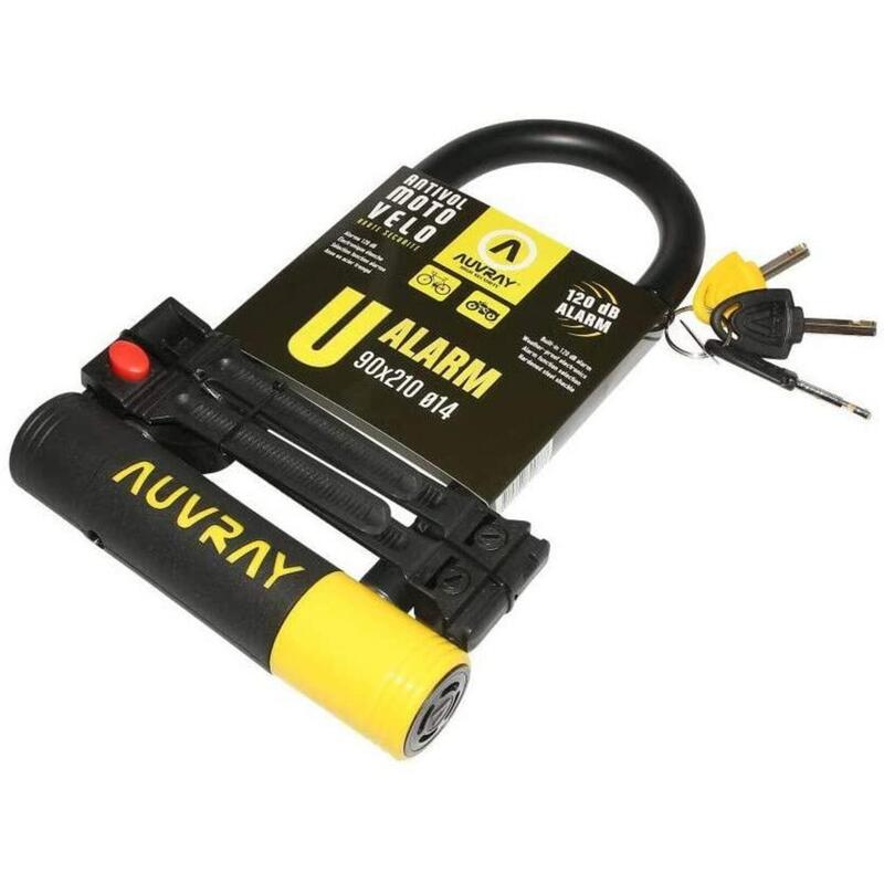 Urban 12U300 Cadenas antivol U 105X280 avec Support vélo