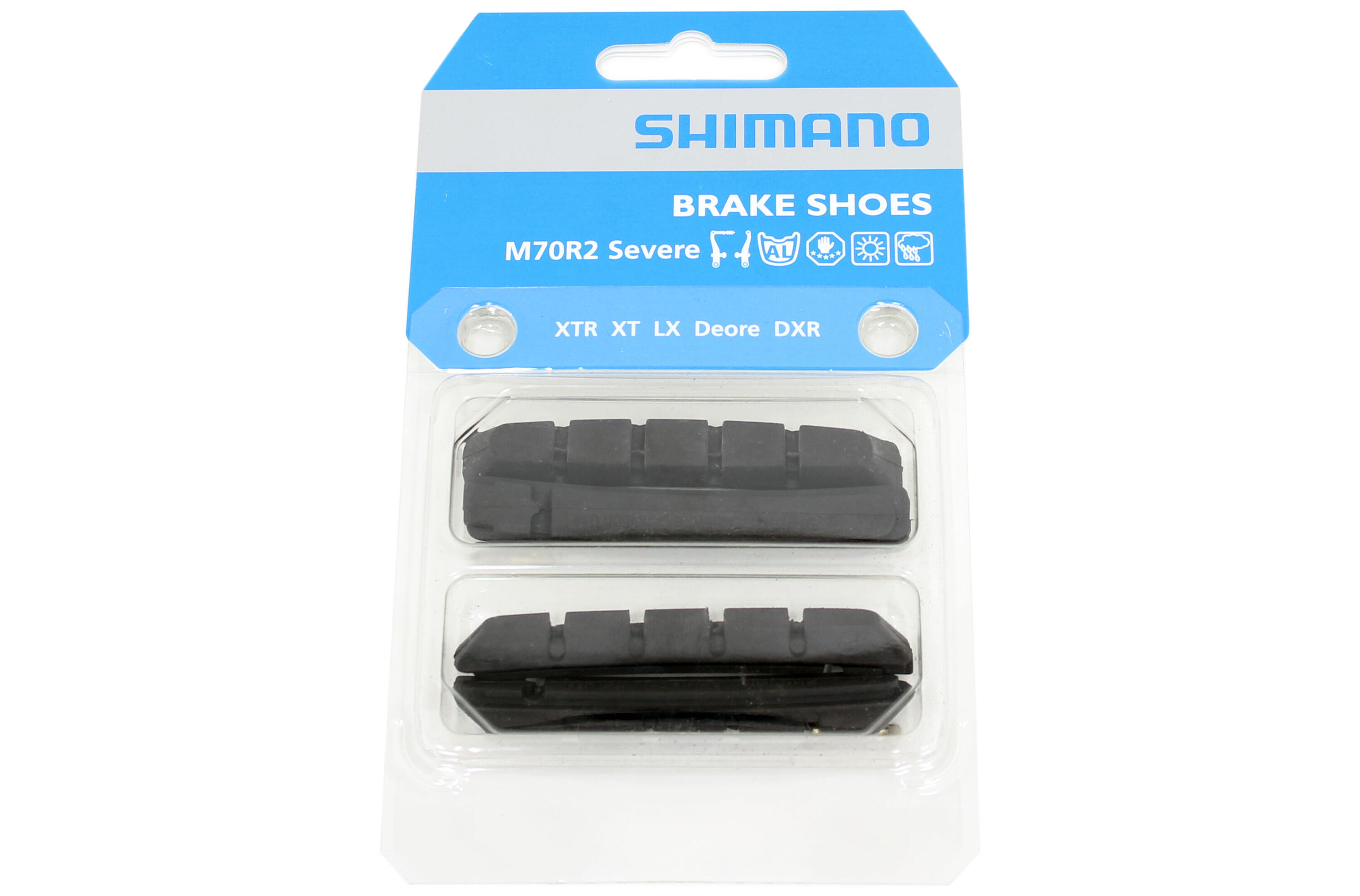 Pastiglie dei freni Shimano V-Brake m70r2 br-m960/951/970/750/739/760/510 (x4) 3/3