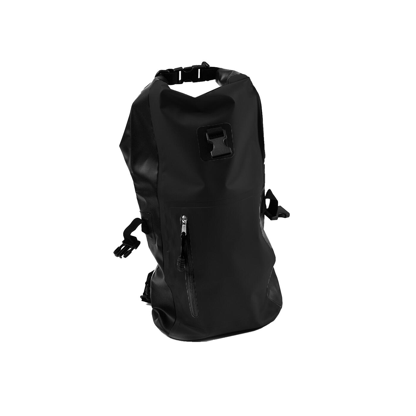 9WS Waterproof backpack 25 litres black – 100% watertight