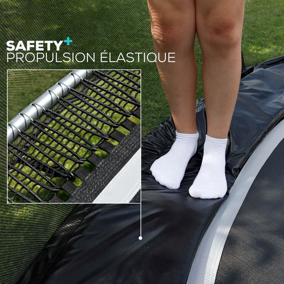 Trampoline Springcare 305cm - Sans ressorts = Sécurité renforcée 2/8