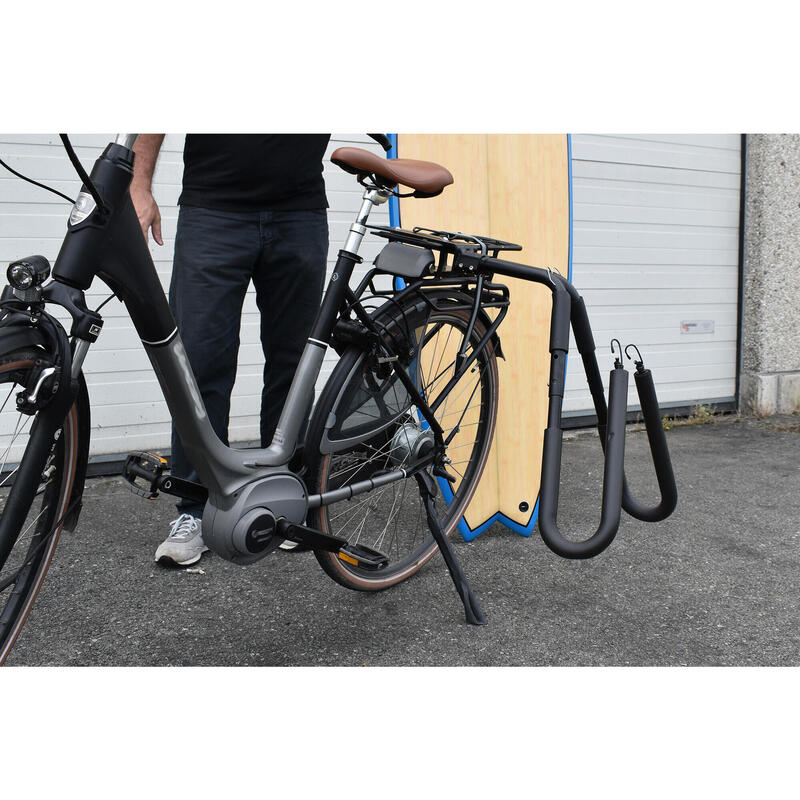 PORTE-SURF pour porte-bagage 2 roues (vélo ou scooter)