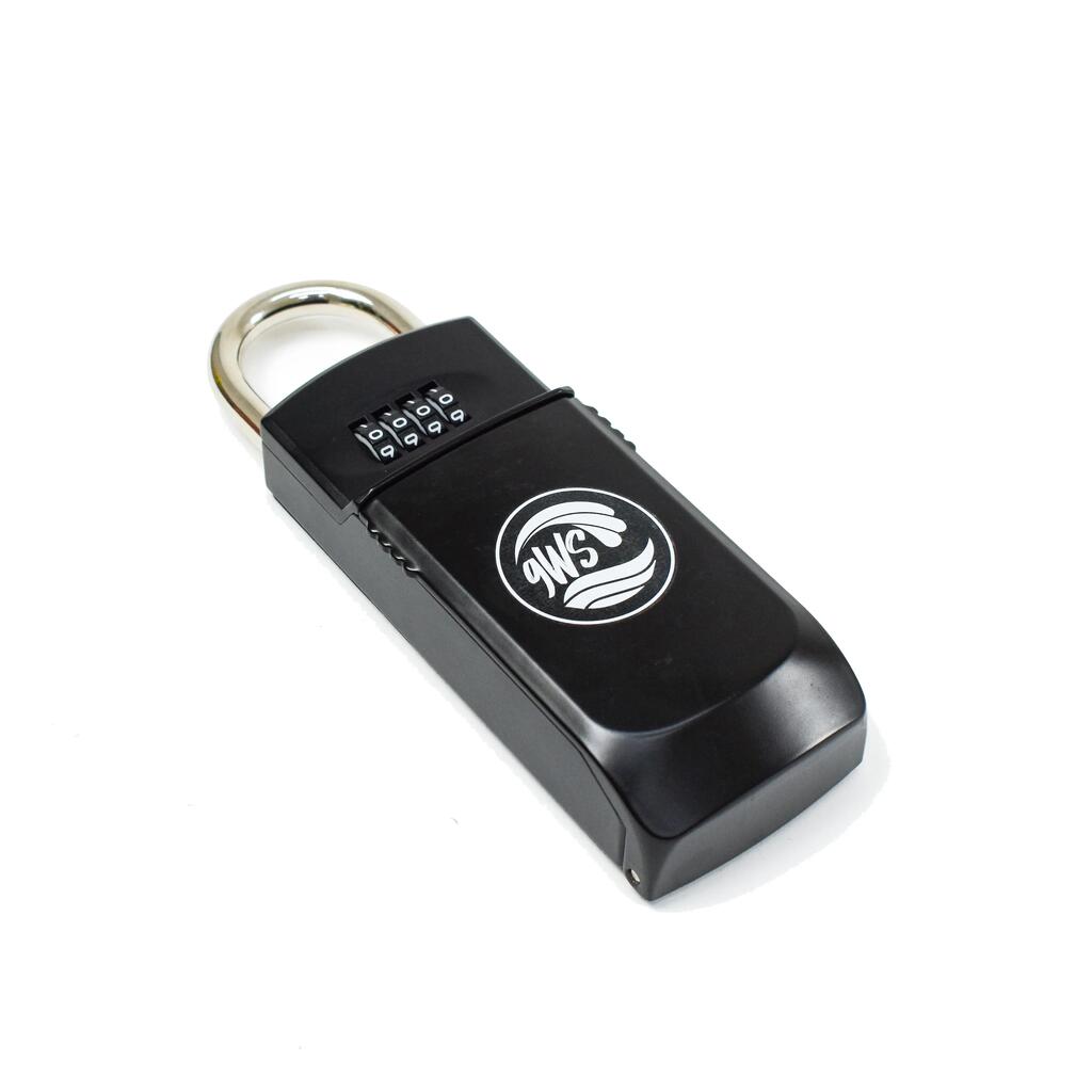 Anti-theft padlock key safe for surf or paddle