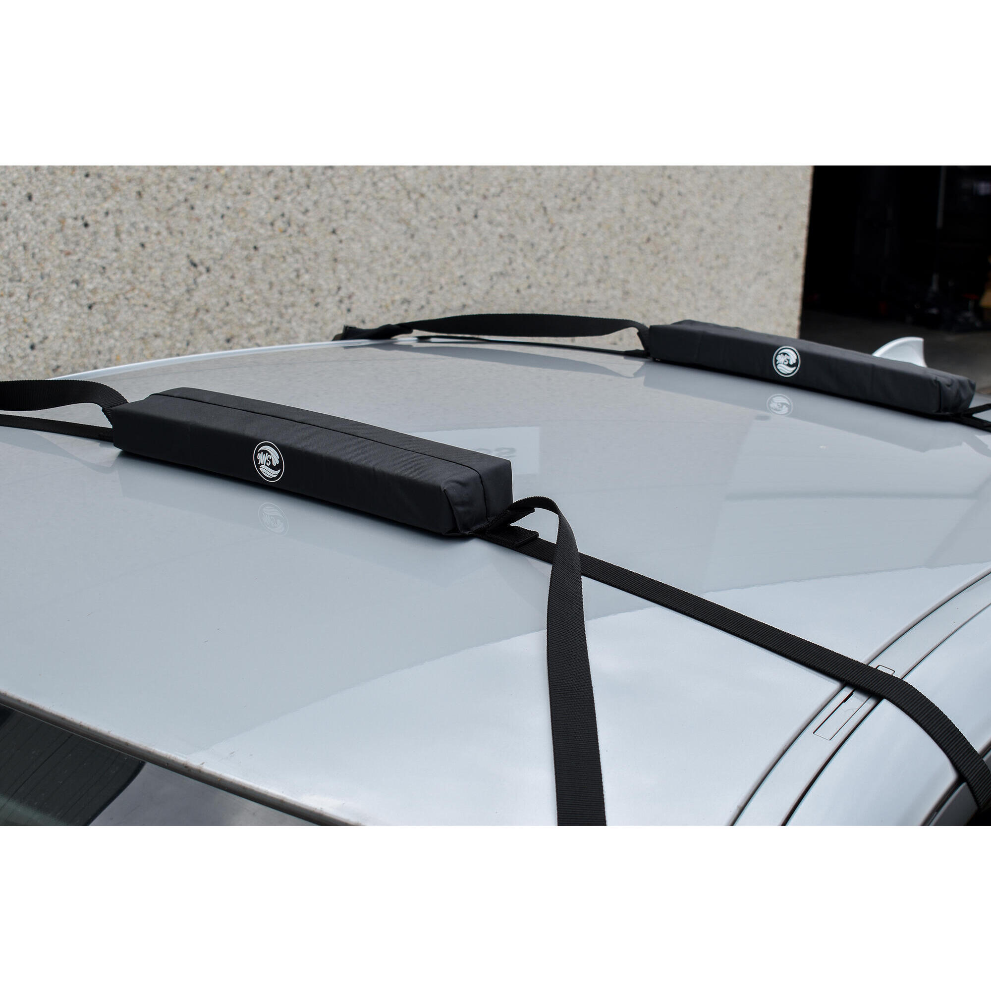 2 removable soft roof bars for surfing