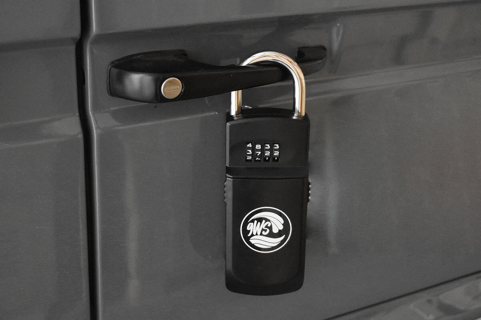 Cadenas antivol boite à clé extérieur pour surf ou paddle 4/4