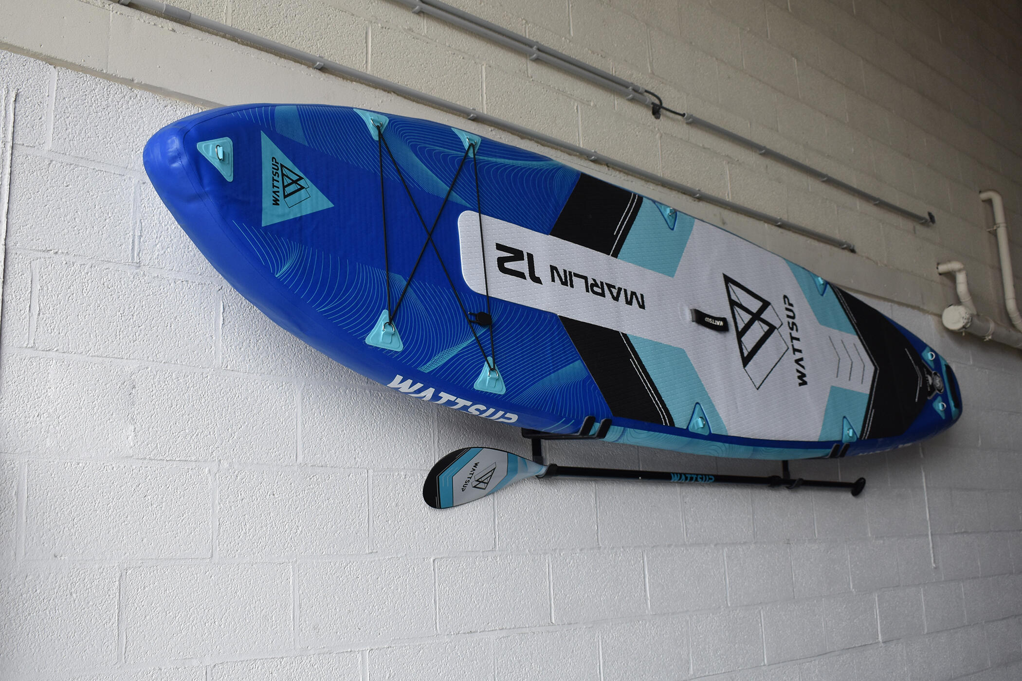 Rangement mural 1 surf ou paddle avec rangement rame 5/5