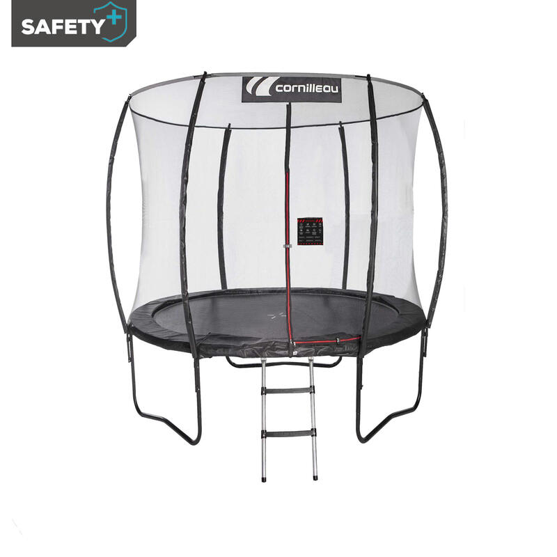 Trampoline Springcare 244cm - Sans ressorts = Sécurité renforcée