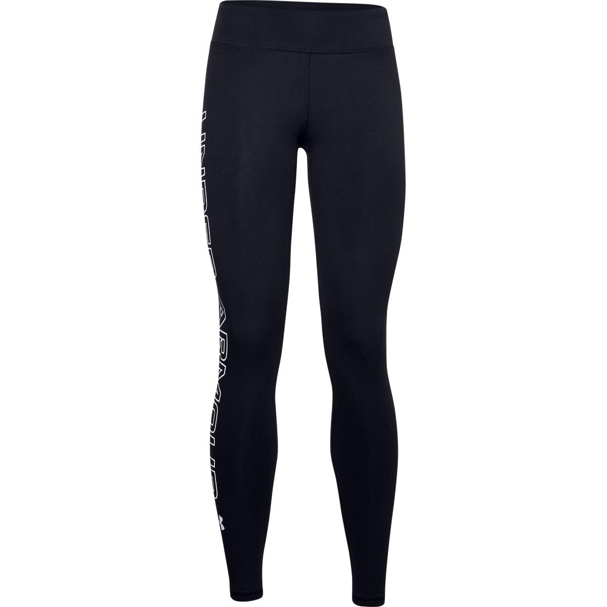 Under Armour - Leggings Under Armour Favourite Wordmark Leggings, Noir, Femmes - Legging - Blanc|noir - 36 Xs - Decathlon