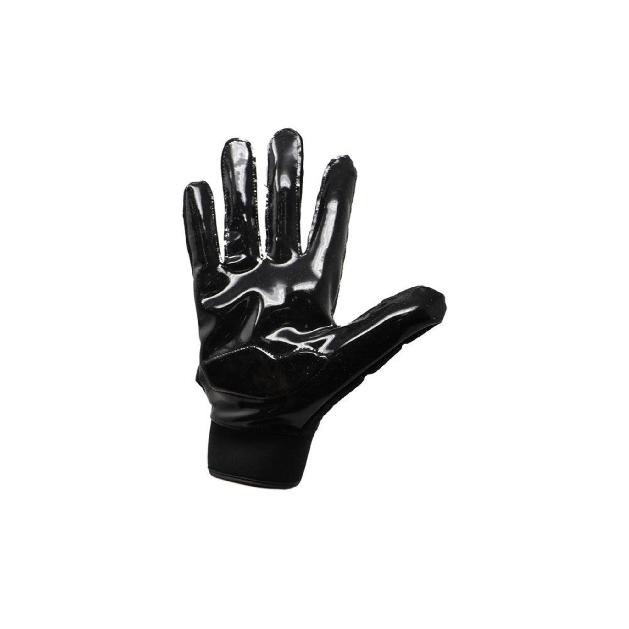  pro linebacker american football gloves, LB,RB,TE Black FKG-03 3/6