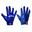 luvas de futebol americano pro receiver, RE, DB, RB, azul FRG-03