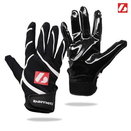 gants de football américain de pro receveur, RE,DB ,RB, Rouge FRG-03