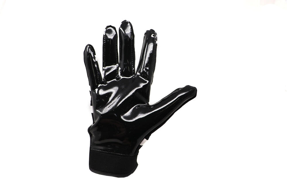 gants de football américain de pro receveur, RE,DB,RB, Noir FRG-03 3/5