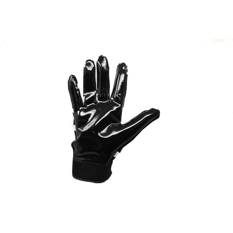 gants de football américain de pro receveur, RE,DB,RB, Noir FRG-03