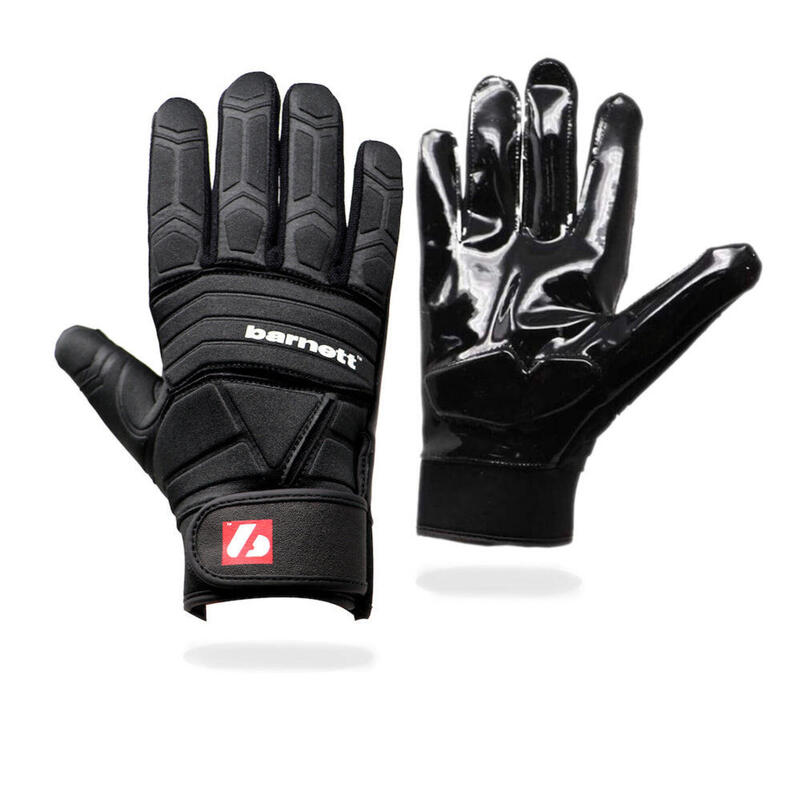  Linemen Pro American Football Handschuhe, OL,DL, Schwarz FLG-03