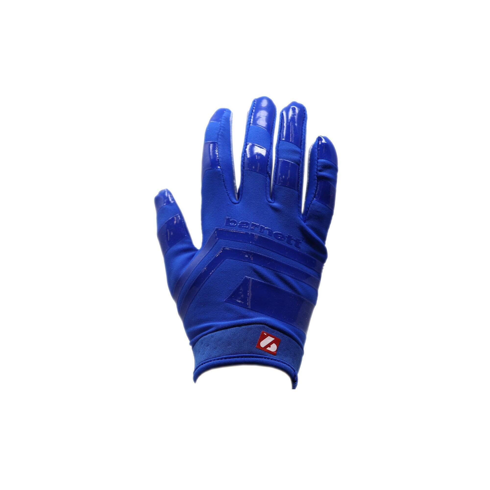 gants de football américain de pro receveur, RE,DB ,RB, Bleu FRG-03 2/5