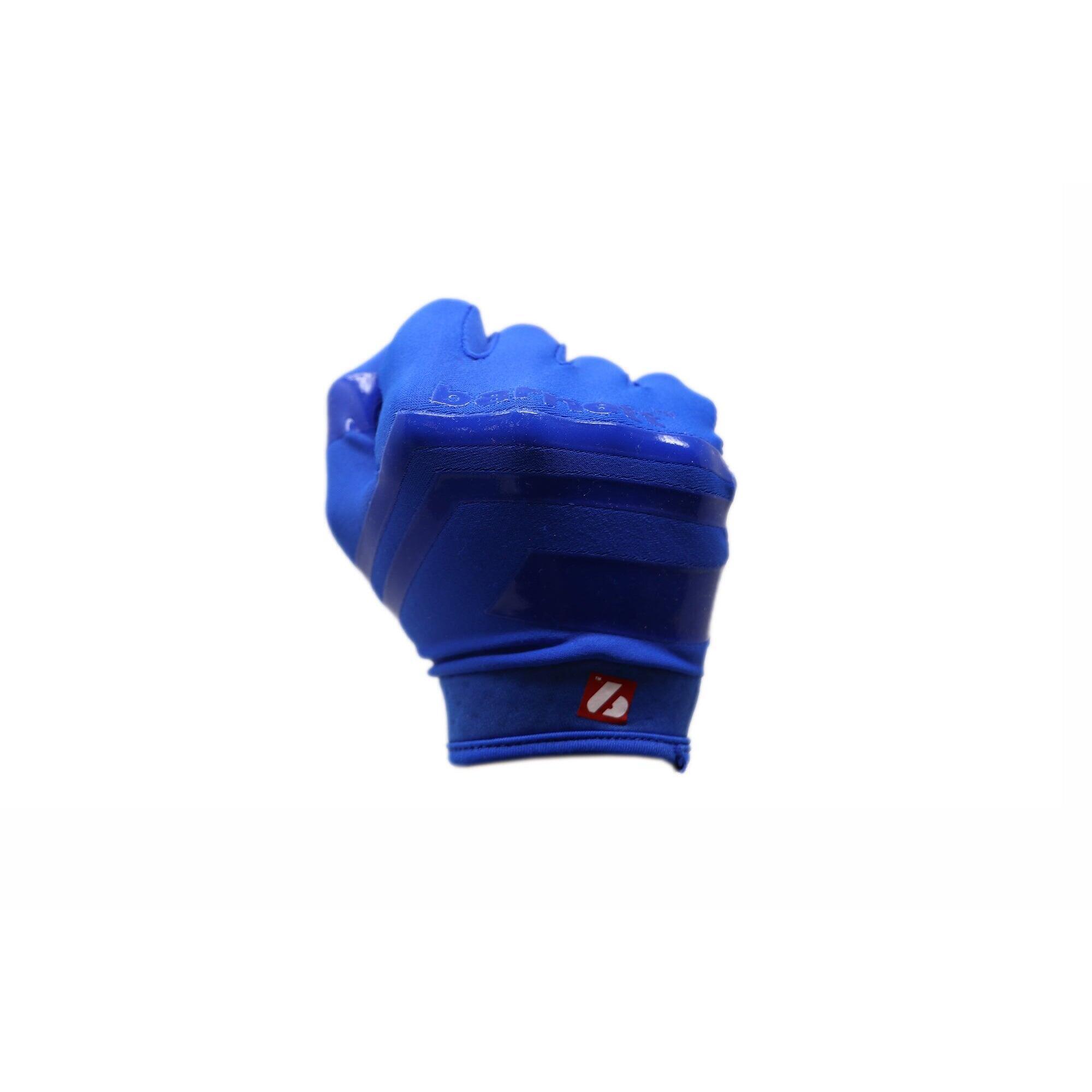  pro receiver american football gloves, RE,DB,RB, Blue FRG-03 4/5