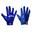 gants de football américain de pro receveur, RE,DB ,RB, Bleu FRG-03