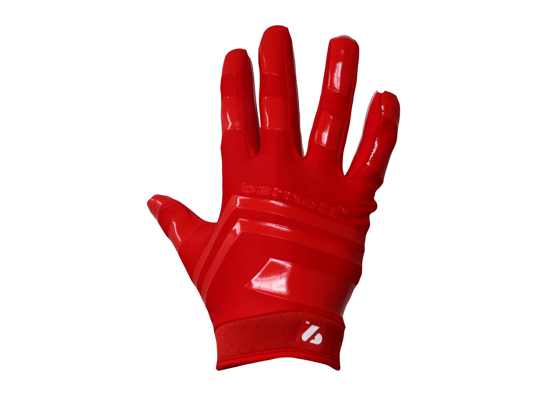 gants de football américain de pro receveur, RE,DB ,RB, Rouge FRG-03 2/3