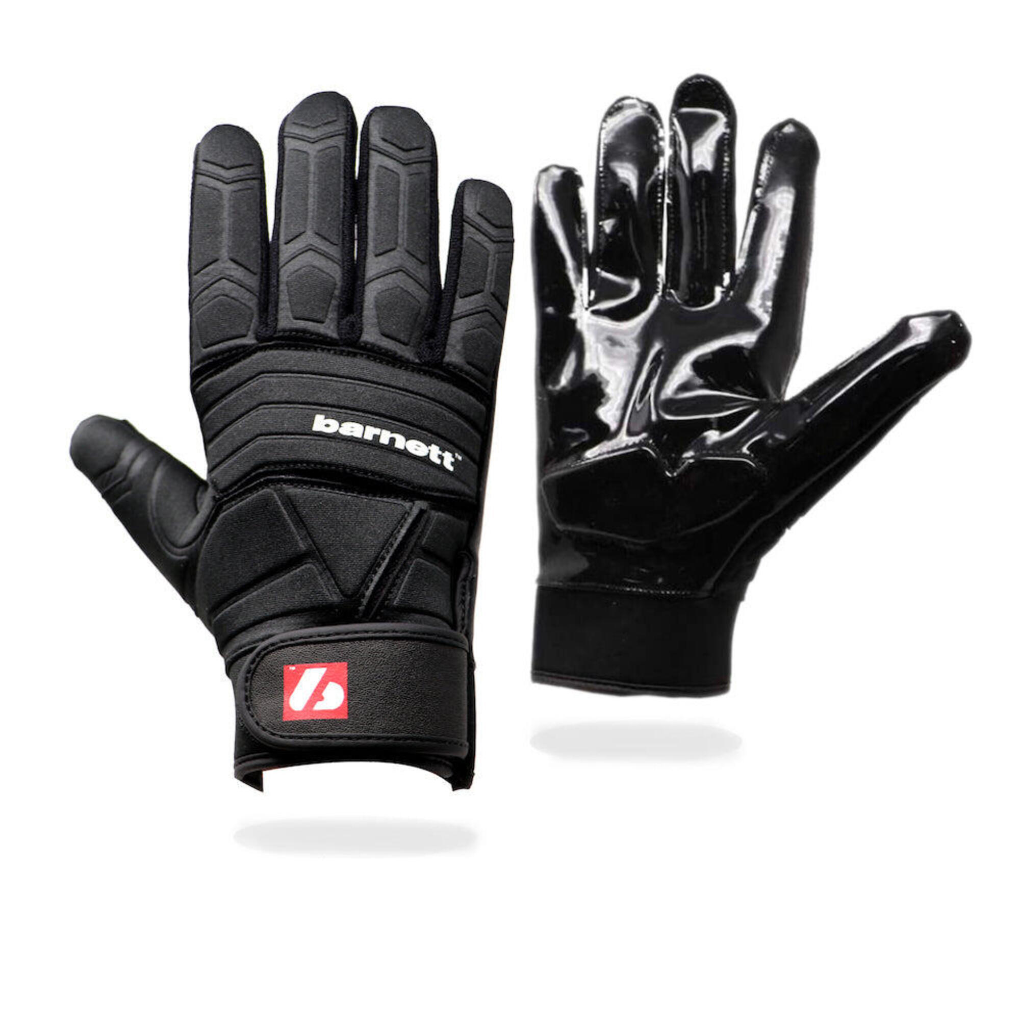  linemen pro american football gloves, OL,DL, Black FLG-03 1/5