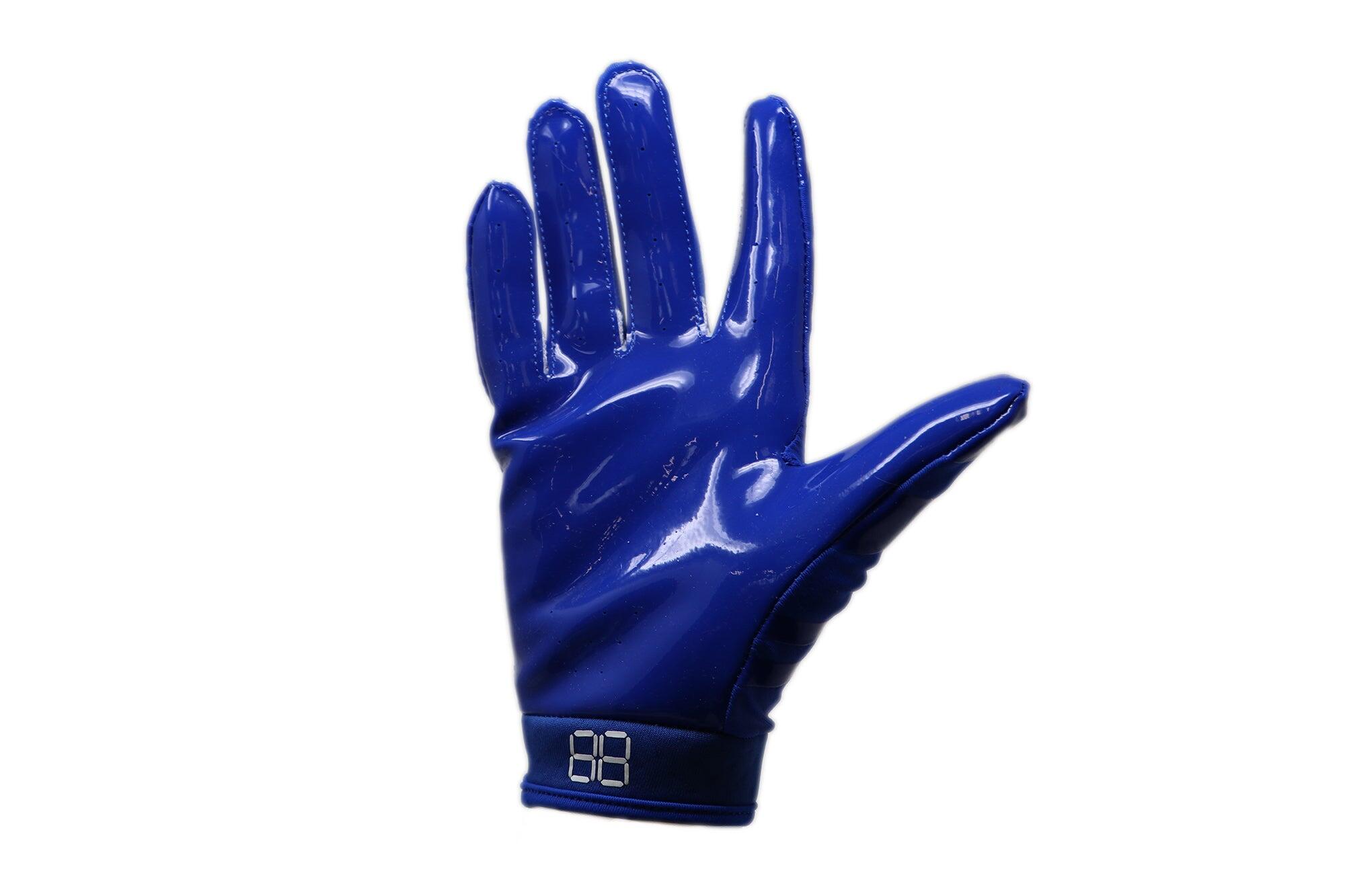 gants de football américain de pro receveur, RE,DB ,RB, Bleu FRG-03 3/5