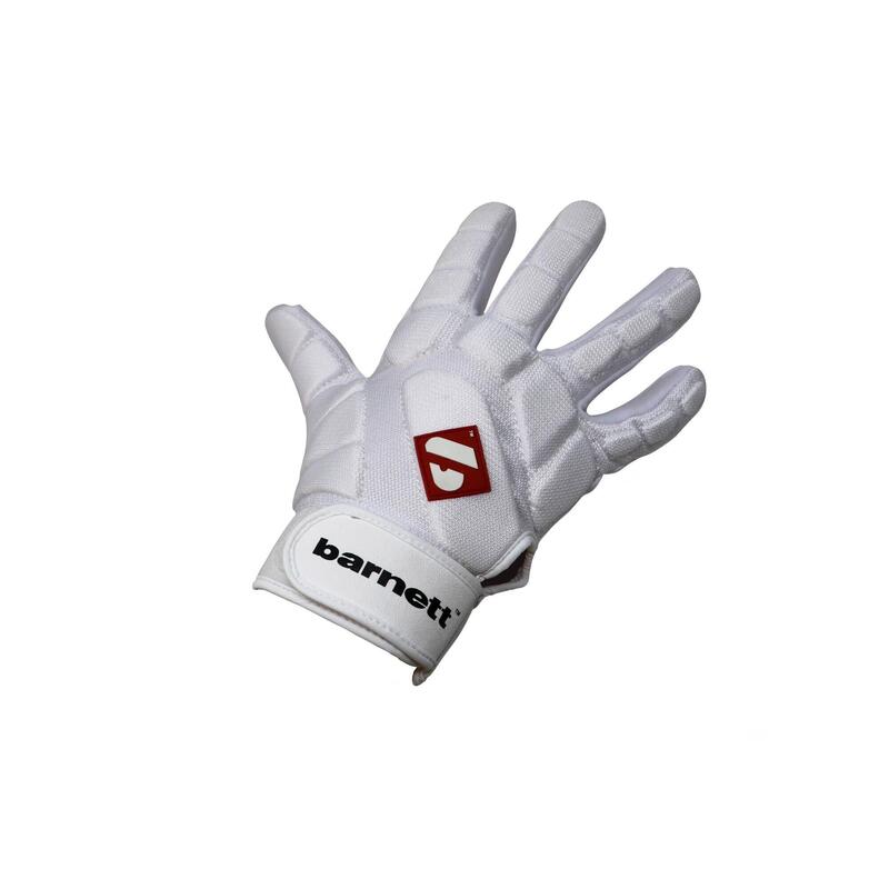  mănuși de fotbal american pentru pro linebacker, LB,RB,TE White FKG-03