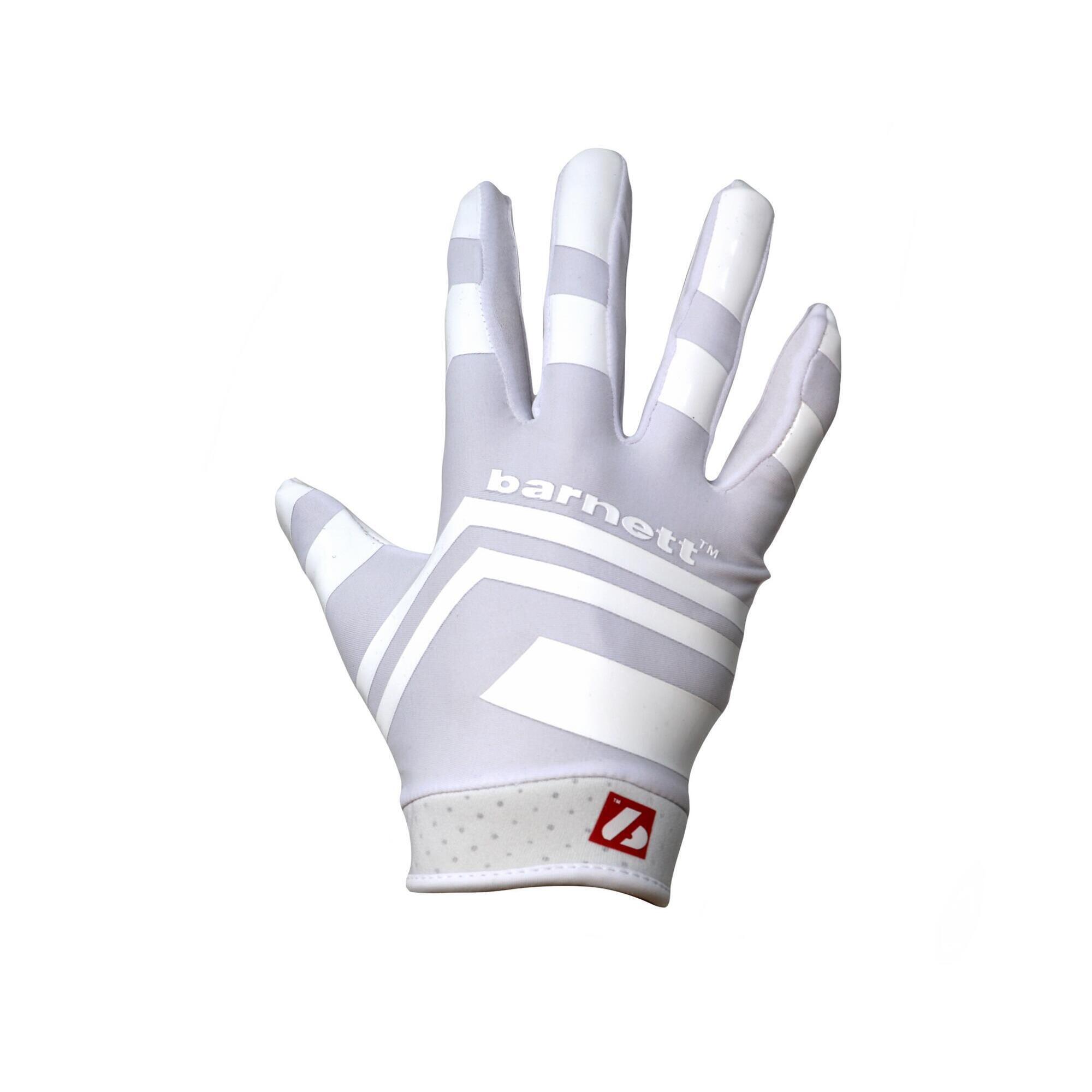 guantes de fútbol americano pro receptor, RE, DB, RB, blanco FRG-03 2/6