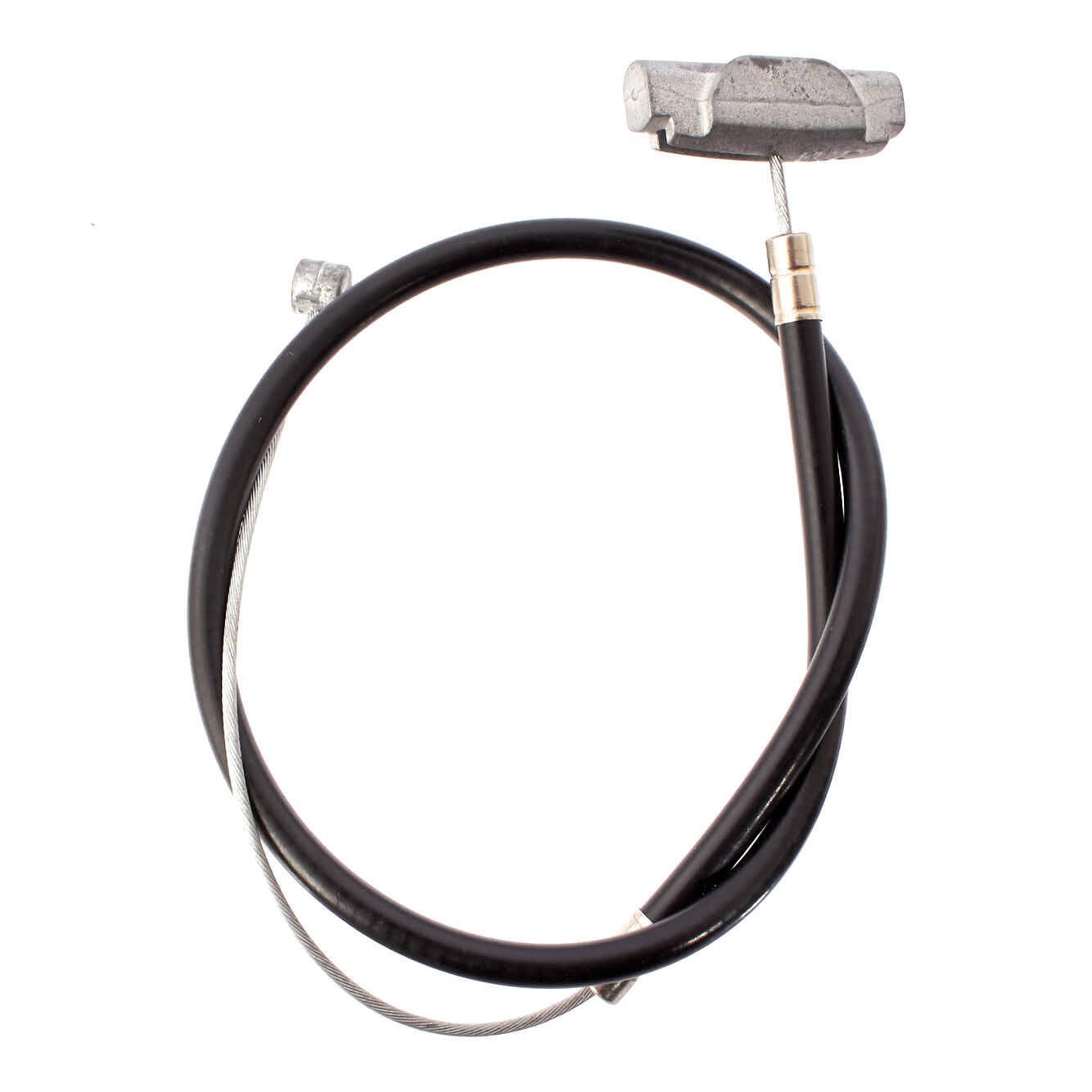 BMX ROTORKABEL ZWART 460MM BOVENSTE AFFIX KHEBIKES 1/2
