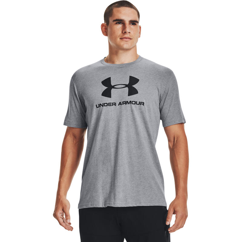 Maglietta Under Armour UA Sportstyle Logo, Grigio, Uomini