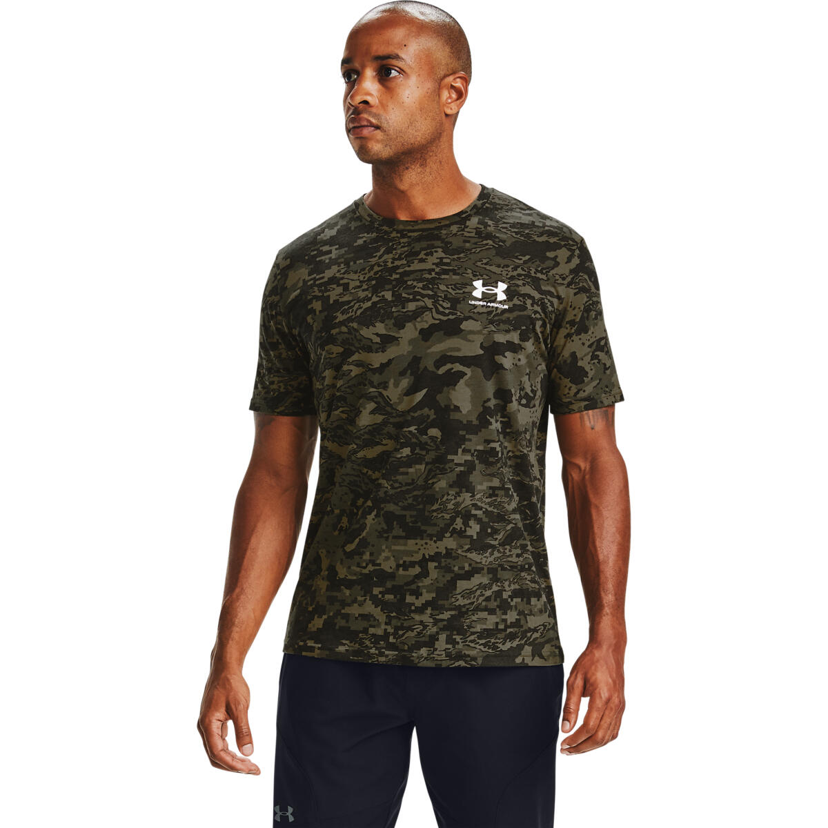 UNDER ARMOUR T-shirt Under Armour Ua ABC Camo, Groen, Mannen
