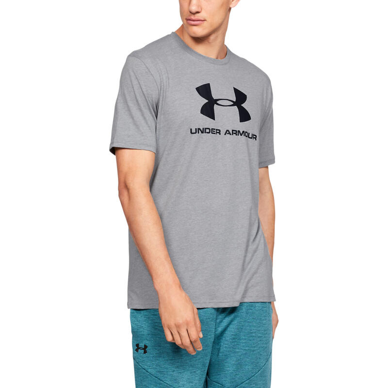 Maglietta Under Armour UA Sportstyle Logo, Grigio, Uomini