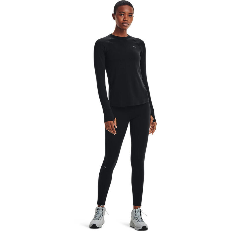 Bluza femei Under Armour Base Crew, Negru