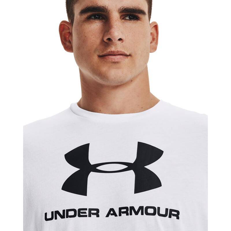 T-shirt Under Armour Ua Sportstyle Logo, Blanc, Hommes