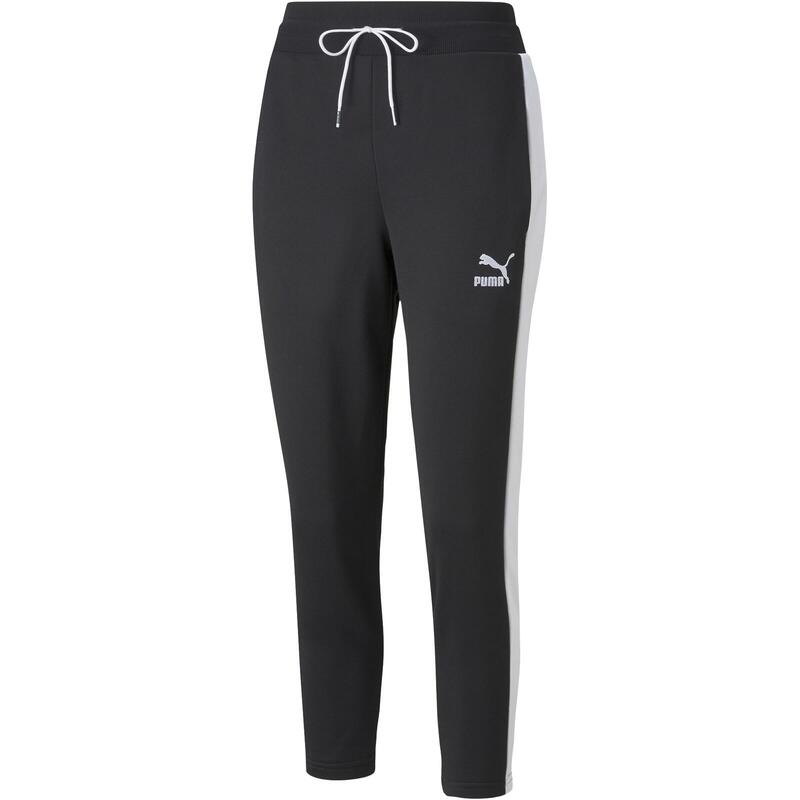 Pantalones Puma Iconic Cigarette, Negro, Mujer