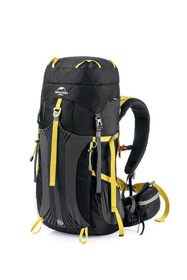 Zaino Trekking Hiking 55L Nero