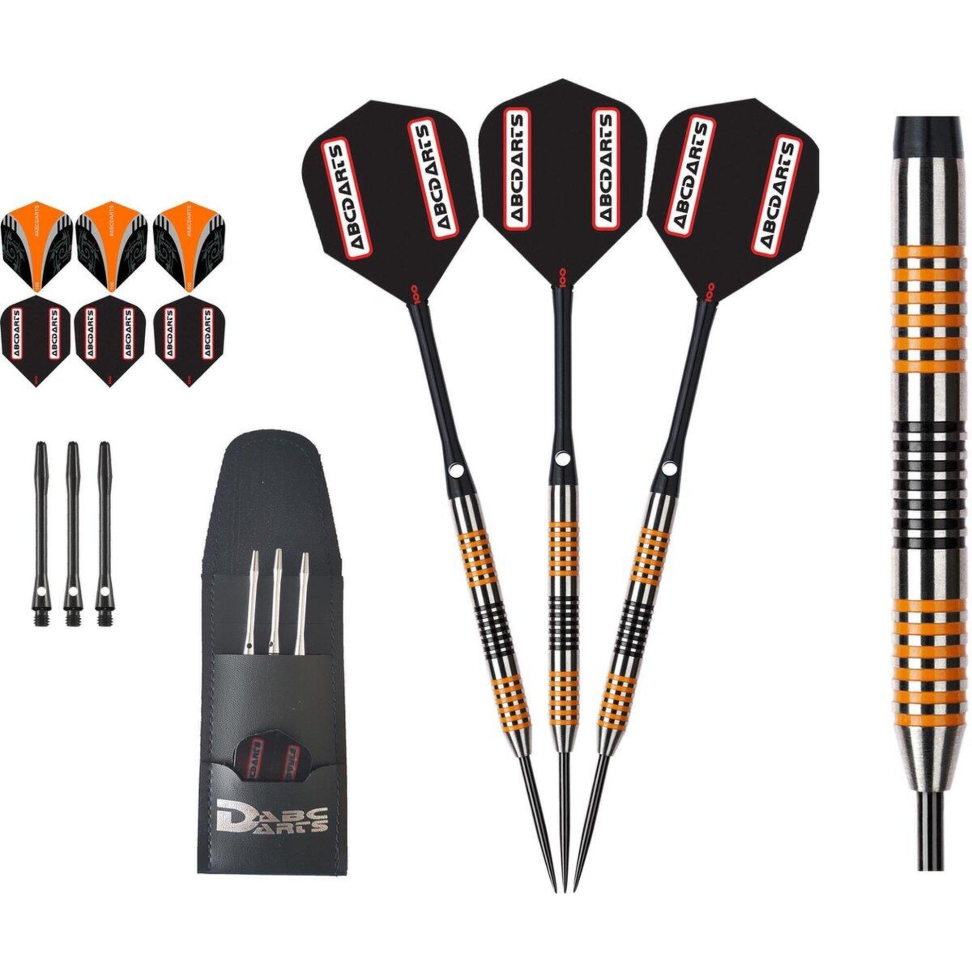 ABC DARTS Professionele Dartpijlen 90% - Ambers - 23 Gram