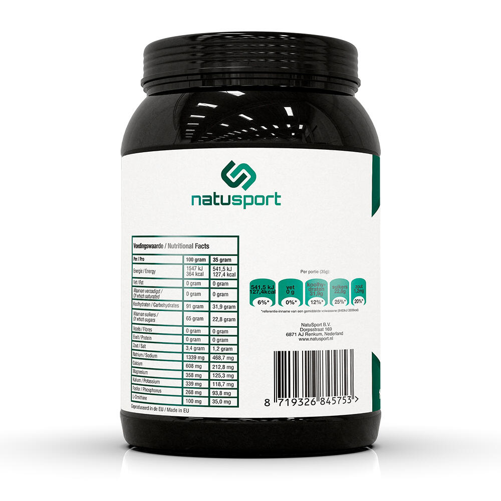 Isotone Sportdrank - Elektrolyten & Koolhydraten - Lemon - 1kg pot 3/6