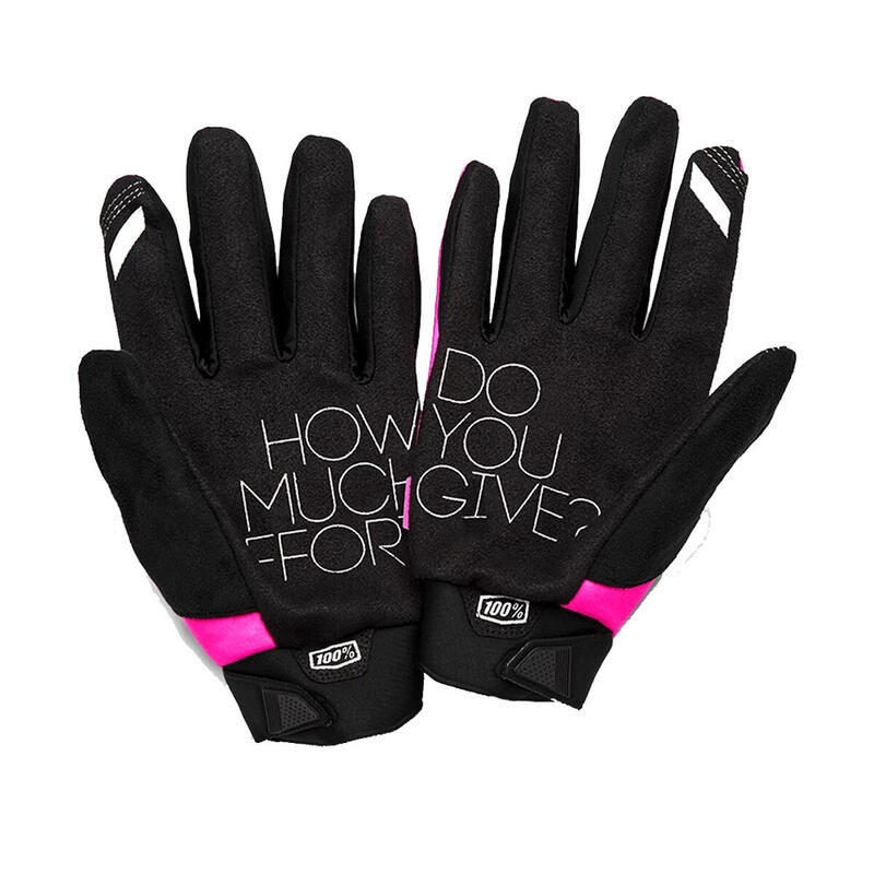 Brisker Guantes de invierno para mujer - Rosa/Negro