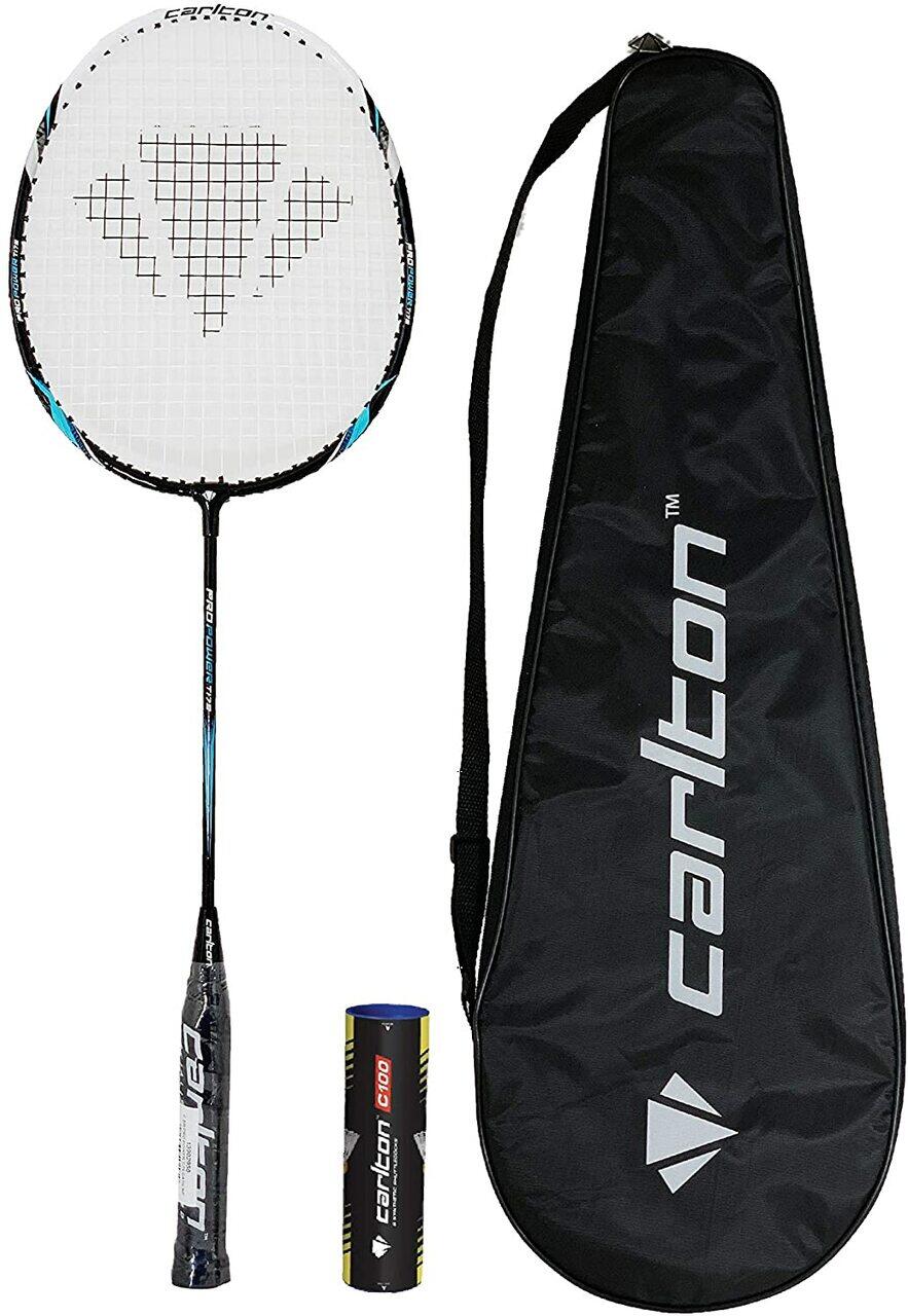 Carlton Pro Power Badminton Racket & 6 Shuttles 1/3