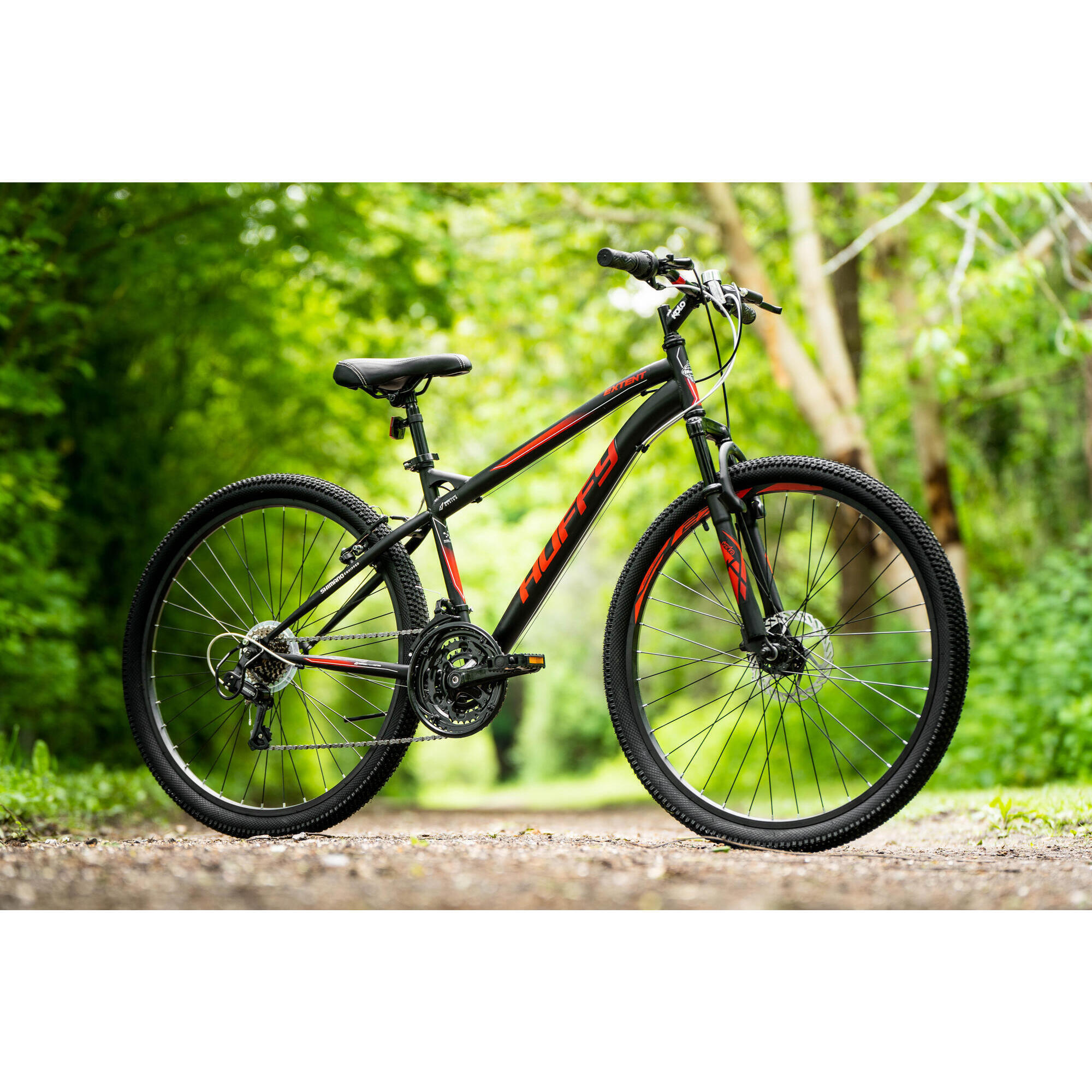 Huffy Extent Mens Mountain Bike 27.5" Wheels 18 Speed Black + Red 5/5