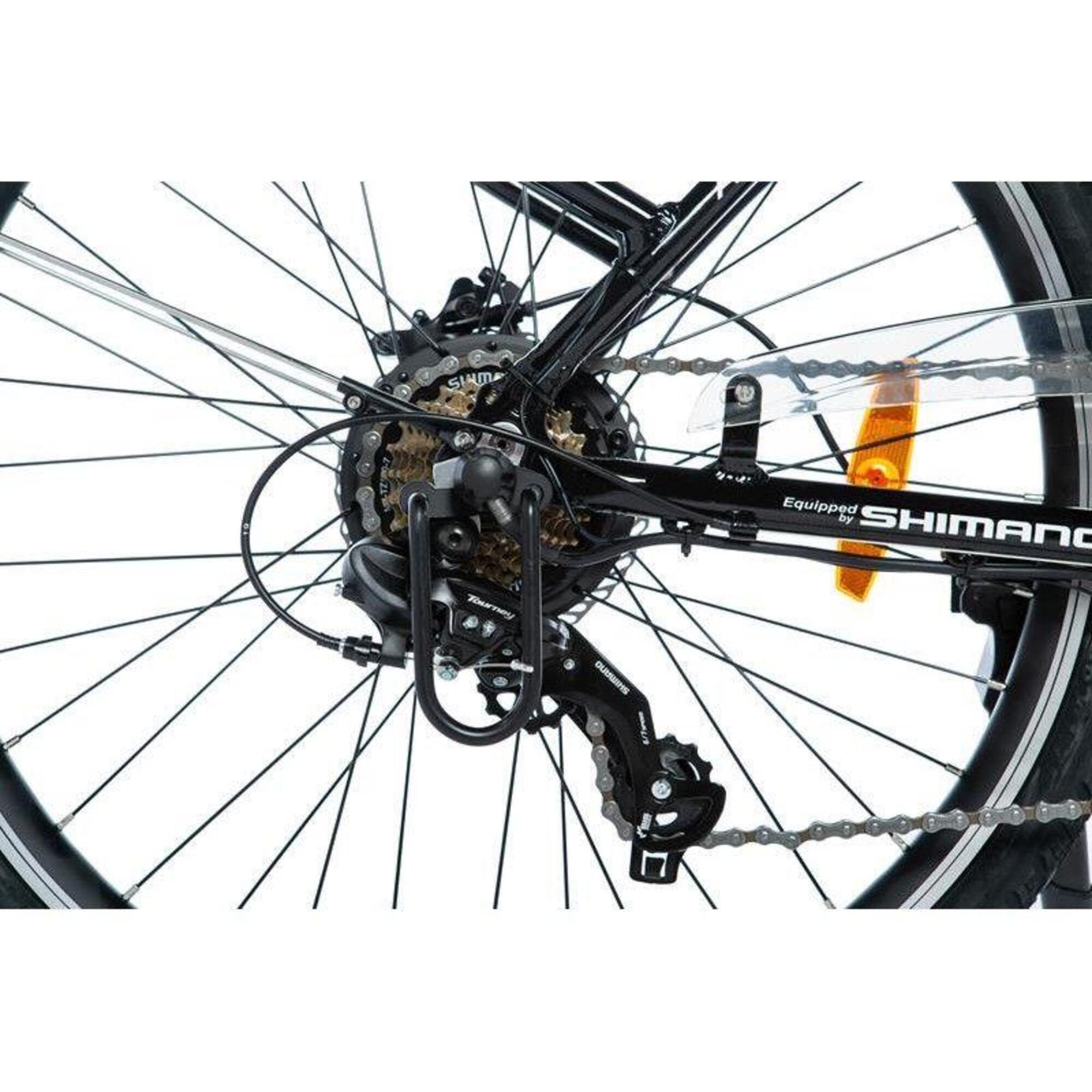 Velo de Ville Electrique Semi Rigide 26.2 26 MOMA BIKES Decathlon