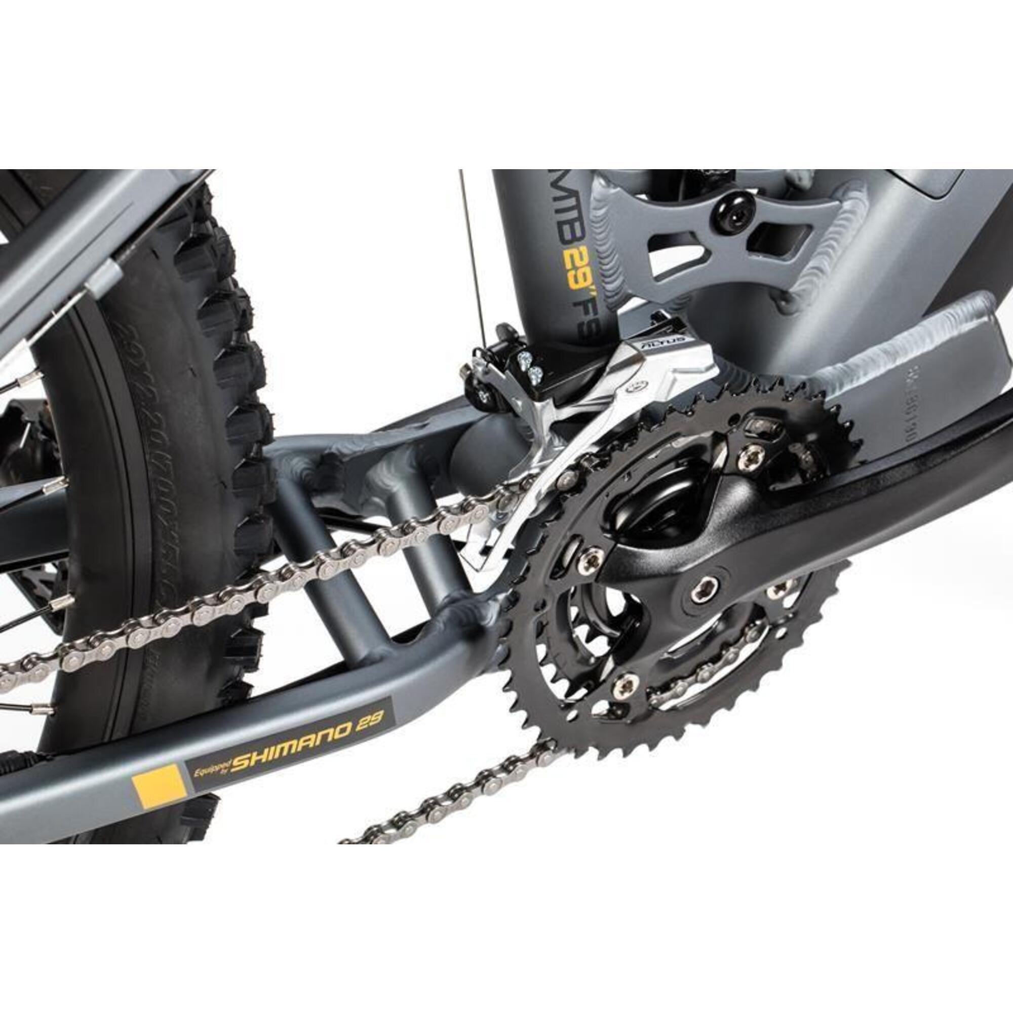 Bicicleta de Montanha Eléctrica com Suspensão Total E-MTB 29''