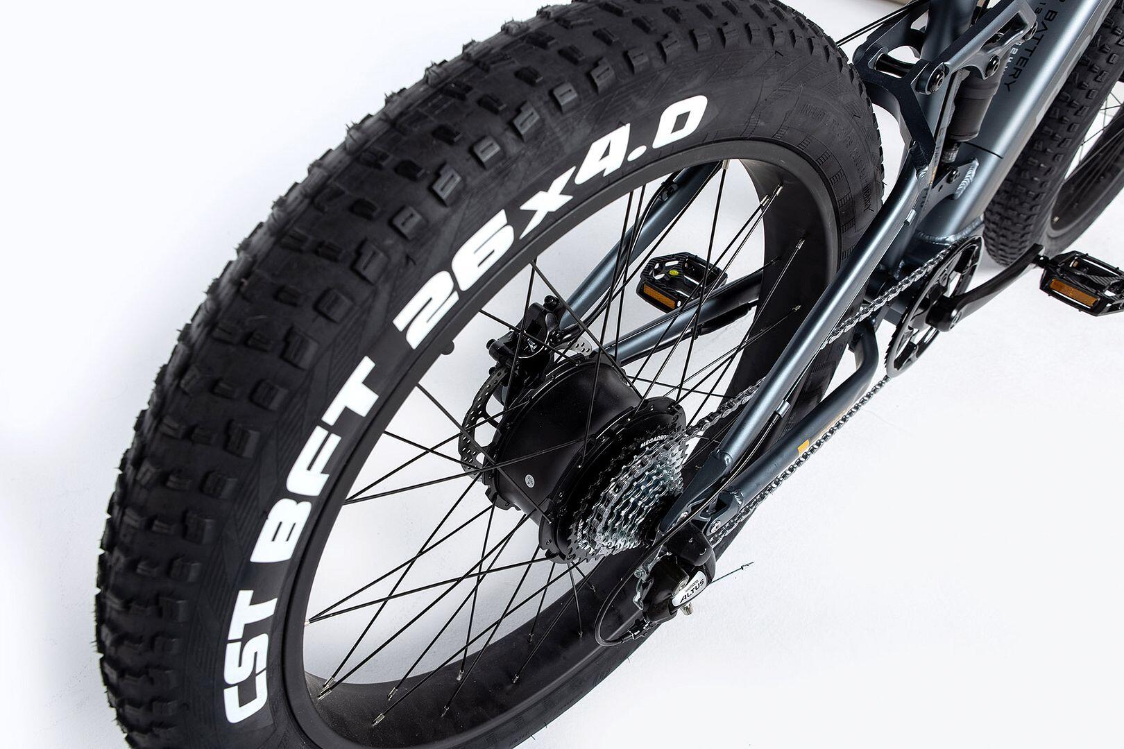 VTT FATBIKE Electrique Tout suspendu 26PRO 26 MOMA BIKES Decathlon