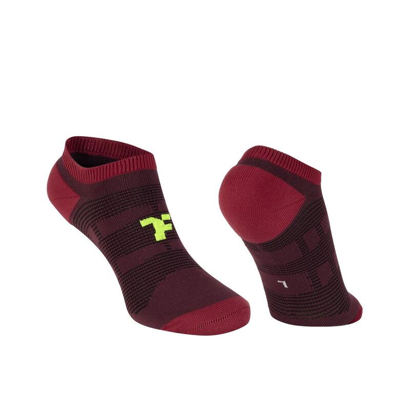 Meias de corrida Ultra Low Fyke Bordeaux