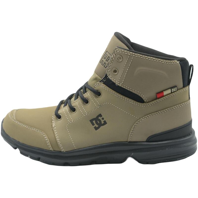 Ghete barbati DC Shoes Torstein Lace-Up Leather Boots, Maro