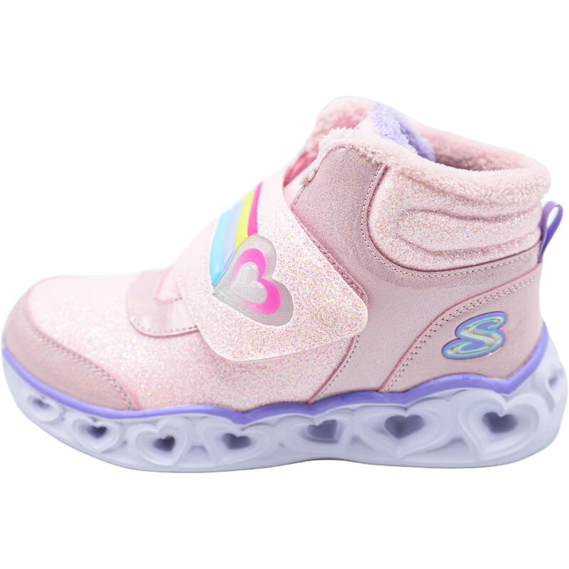 Buty zimowe dziewczęce, Skechers Heart Lights - Brilliant Rainbow