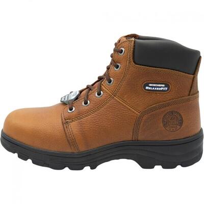 Skechers Work WORKSHIRE Stiefel Herren Braun Stahlkappe 77009EC