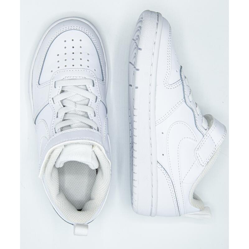 Pantofi sport copii Nike Court Borough Low 2, Alb