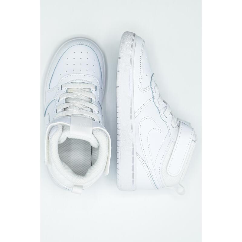 Scarpe da ginnastica Nike Court Borough Mid 2, Bianca, Bambini